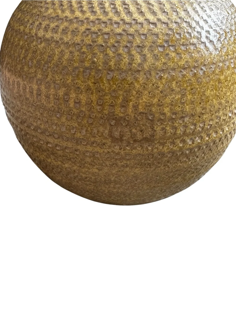 VTG Otagiri Mercantile Company pottery / bud vase, Dijon mustard yellow, 1960’s